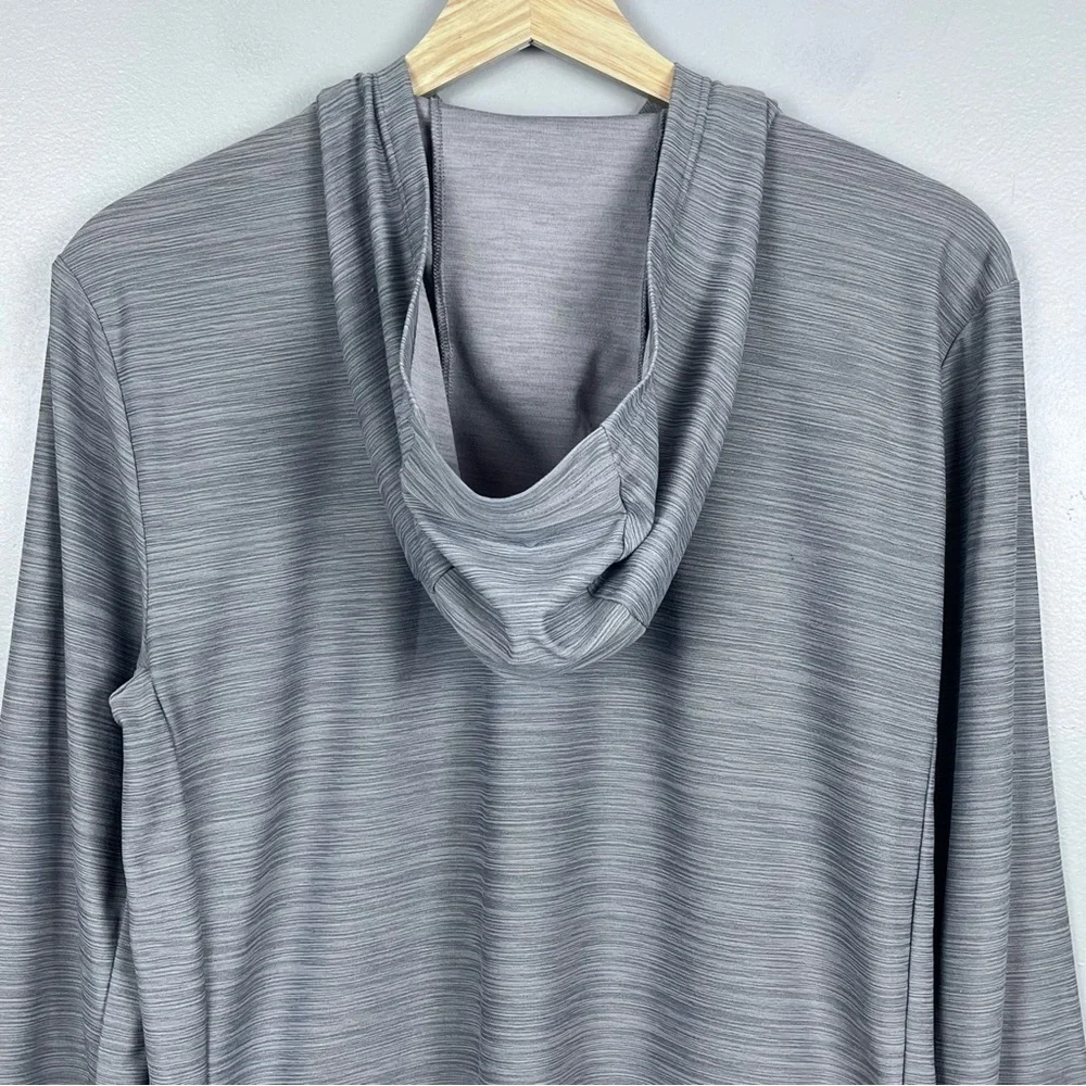 Nike Men's Dri-Fit Breathe Gray Long Sleeve Training Hoodie 832862 Size S; Gym